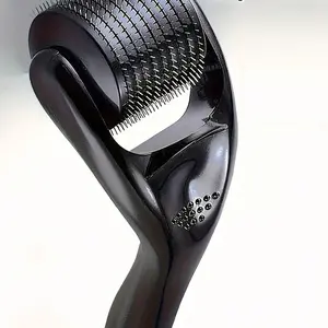 Stainless Steel Facial Roller, 0.25mm Precision Micro Needles, Ergonomic Handle, Gentle Exfoliation Tool, Ideal Skincare Gift