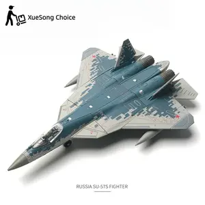 1:72 Scale SU-57 Felon Twin Engine Heavy Stealth Fighter Creative Military Series Building Blocks Toys Buildable Model Kit Highly Detailed Realistic Military Aircraft Jet Model For Adult Collectors and Hobbyists DIY Assembly Project Great Gift For Men