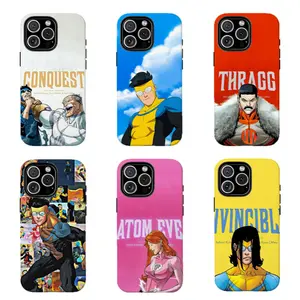 Superhero Comic Character Phone Case | Bold Colorful Aesthetic,Tough protective phone case,Compatible for iPhone 16 15 14 13 12 11 17Pro Max,for Samsung S25 S24 S23 S22 Ultra,Durable Dual-Layer design phone cover,Perfect Gift for Her