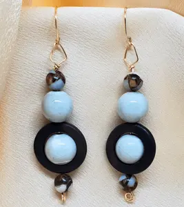 Sea Ring Dangles -Blue/Green