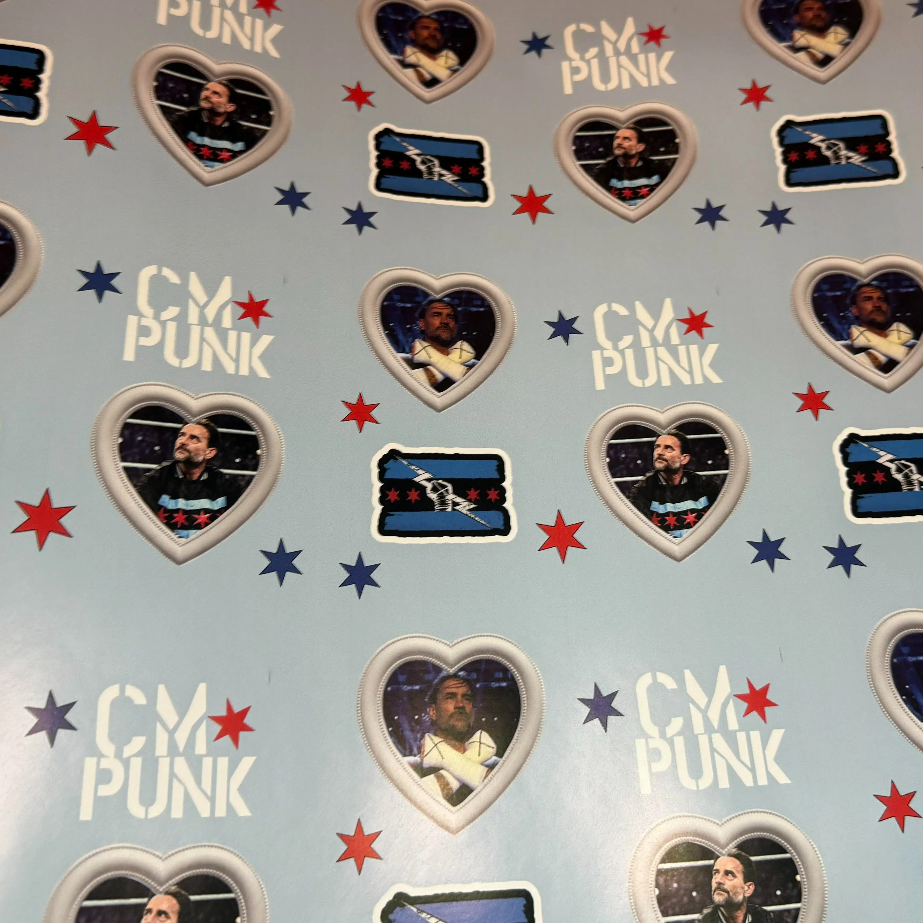 CM Punk Inspired Gift Wrapping Paper