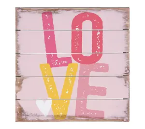 Sincere Surroundings 8" Love Pink Heart PalletPetite