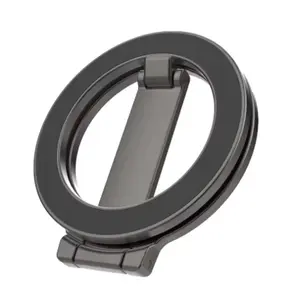 Foldable Magnetic Phone Stand - Double-Sided MagSafe Holder - Portable Phone Mount Compact Metal