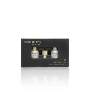 Mila d'Opiz Phyto De Luxe Gold Essence 2x5ml - The best anti-aging and skin lifting essence concentrate, reducing fine lines and wrinkles