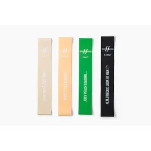 LATEX RESISTANCE BANDS SET  | LIGHT TO EXTRA HEAVY (4 PACK) | UPLIFT