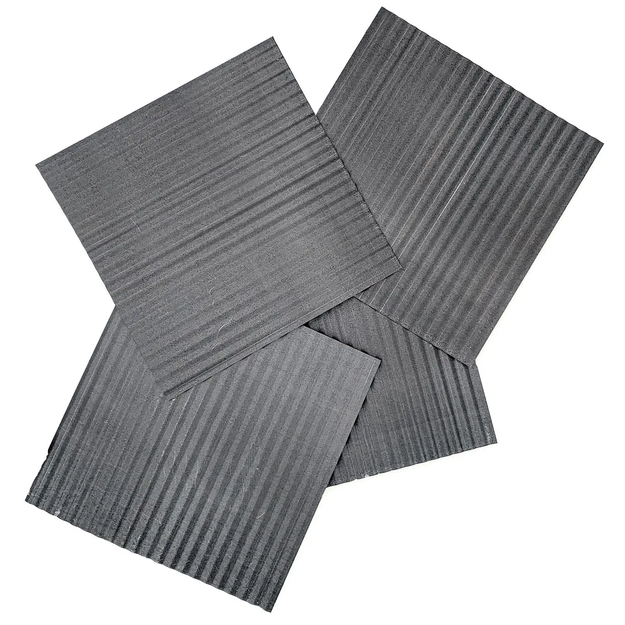 From Plain To Beautiful In Hours Tin-Style Corrugated Metal Drop Ceiling Tiles, 2 ft. x 2 ft. Lay-In Design, 10-Pack (40 sq. ft./Case) - Quick Home Improvement Transformation Solution