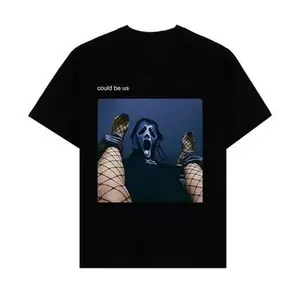 Mysterious Oh Shirt Ghost: Cryptic 'Could Be Us' Ghost Graphic Tee for Guys