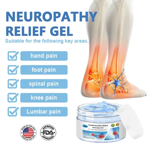 Rvdu Joint & Nerve Care Gel – Deep Relief Cream for Knees, Lumbar, Neck, Shoulders & Nerve Pain | Full Body Muscle Massage Gel