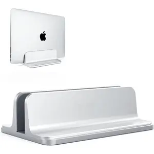 Vertical Laptop Stand - Adjustable Cradle Holder for Macbook, Dell, HP, and More