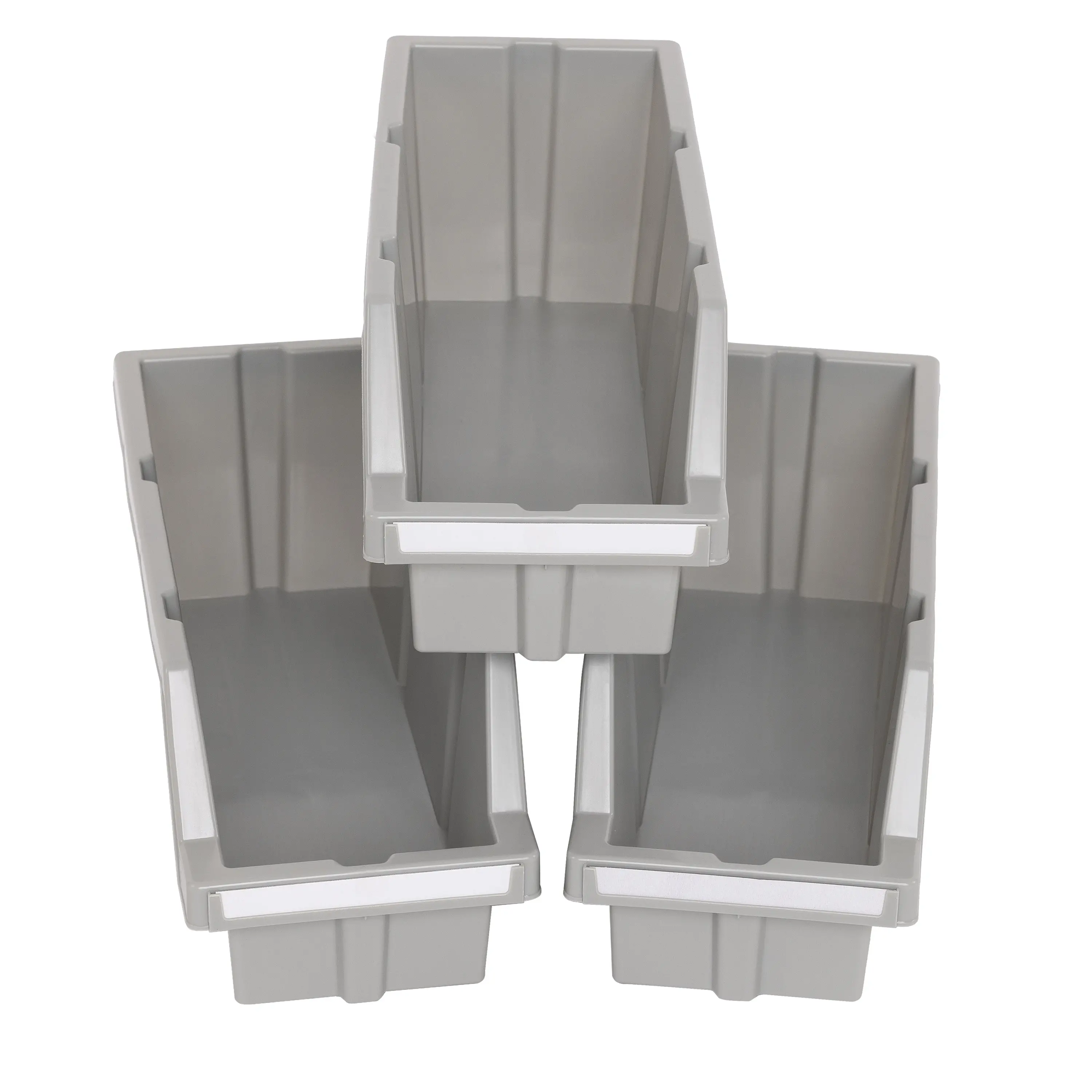 Gray Bins or Dividers for Commercial Bin Rack