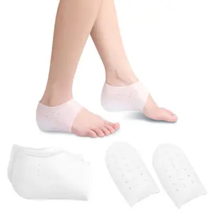 [1.4 inch Lift - 1 Pair] - Invisible Silicone Height Increase Insoles for Men & Women - Cushioned Heel Pads for Shoes, Breathable & Comfortable Fit