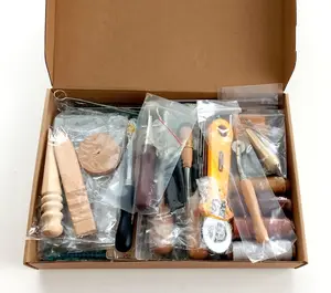 Leather Craft Tool Kit Set for DIY Stitching, Cutting, Skiving & Repair – M0028