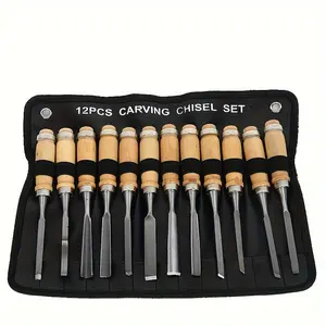 Woodworking Carving Knife Set - 12pcs Carving Chisels for Crafting and Carving, Perfect Gift for Carpayers