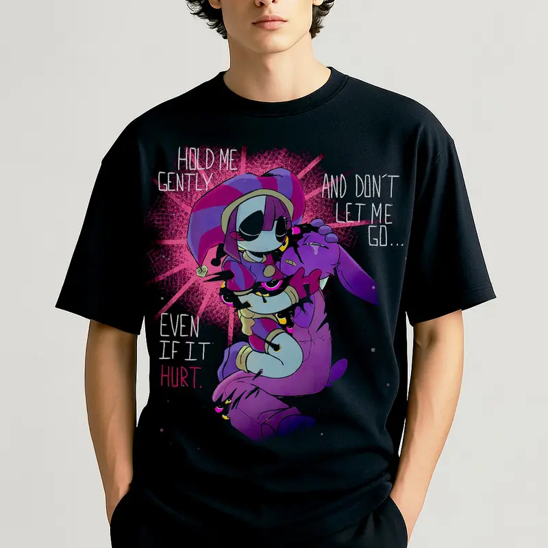 Jax x Pomni TADC Jester Graphic Tee - Funny Oversized Graphic