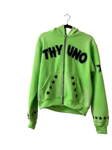 Green "Separation = Elevation" Zip-up