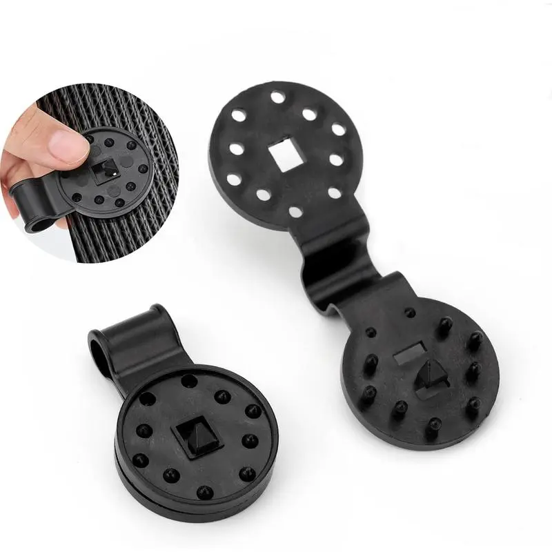 50 Piece Awning Fabric Heavy Duty Locking Clip, Reusable Windproof Awning Fixture Tarp Plastic Clip, Removable Garden Netting Awning Fabric Retaining Clip Clip