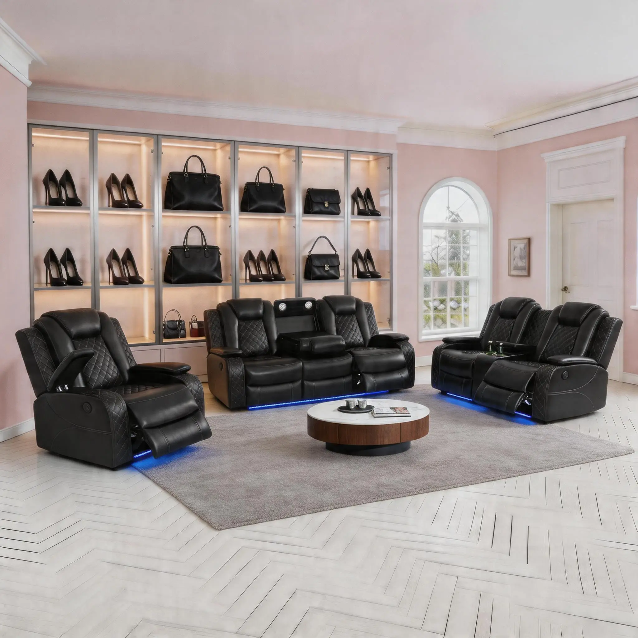 chateau d'ax leather sofa - TikTok Shop