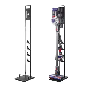 【Summervibes】VEVOR Vacuum Stand for Dyson Multi-Models Stable Storage Bracket Holder with 4 Hooks