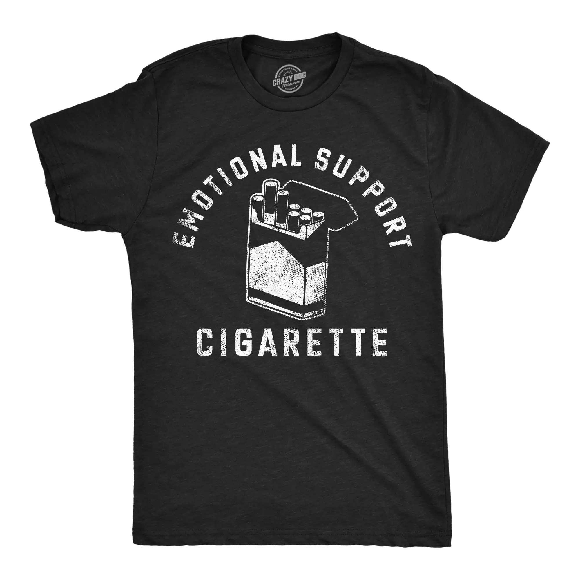 vintage cigarette shirts Mens Funny T Shirts Emotional Support Cigarette Sarcastic Smoking Graphic  Novelty Tee for Men Mens Funny