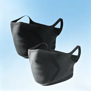 2Pcs Breathable Windproof Half Face Neck Gaiter with Ear Loops| OutdoorSport UV Protection Face Cover| Unisex for Cycling Hiking Running Motorcycle Travel Outdoor Activities