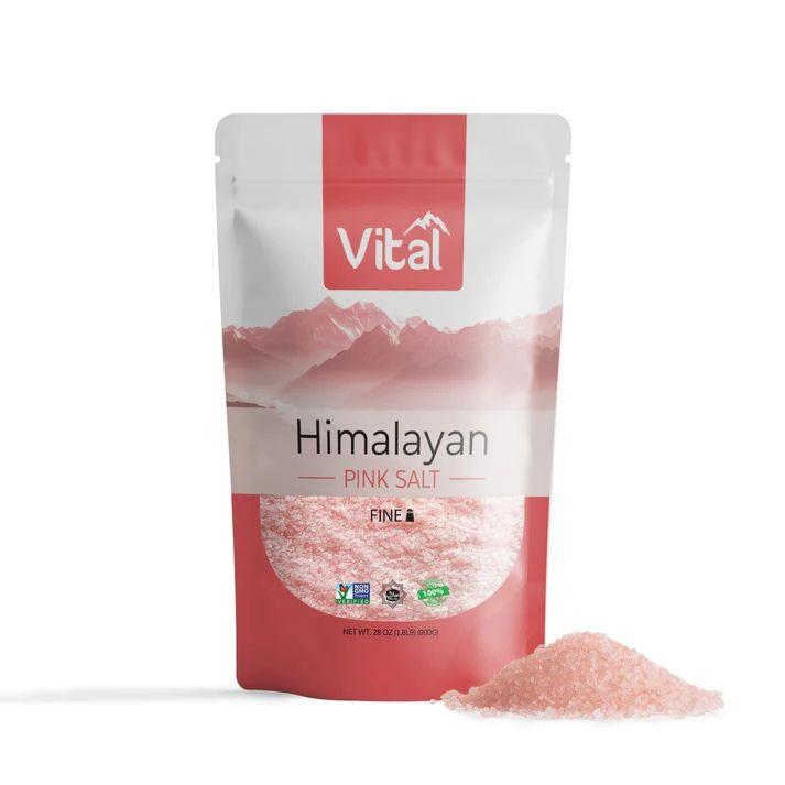 Eastern Vital Himalayan Pink Salt Fine – 28.2oz Pouch | Natural & Hand-Picked