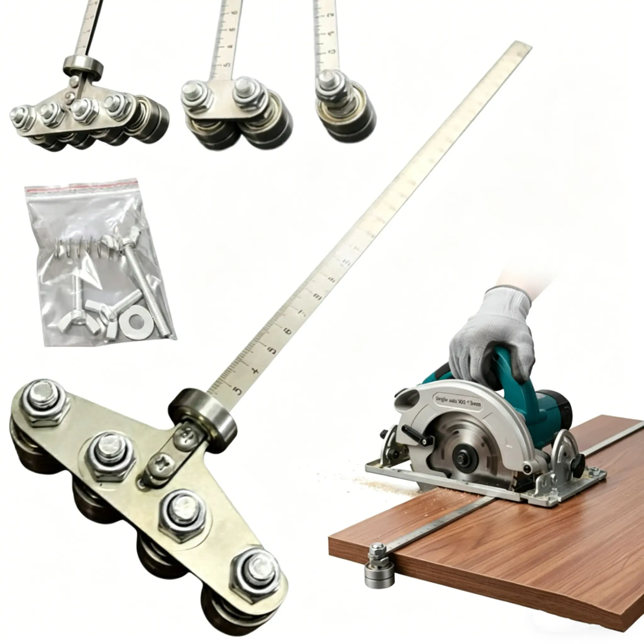 Positioning Calipers, Caliper Measuring Tool & Woodworking Measuring Tool for Precise Measurements, Straight Lines and Easy Wood Cutting