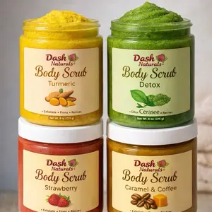 Body Scrub for Exfoliating Your Skin  for Soft Smooth Skin, and glow skin