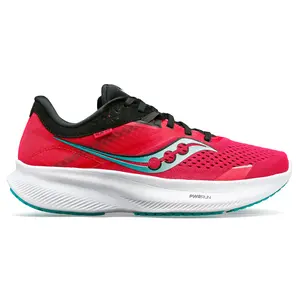 Saucony Womens Ride 16 Running Sneakers Shoes - Red