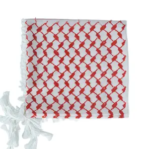 Red and White Kuffiyeh