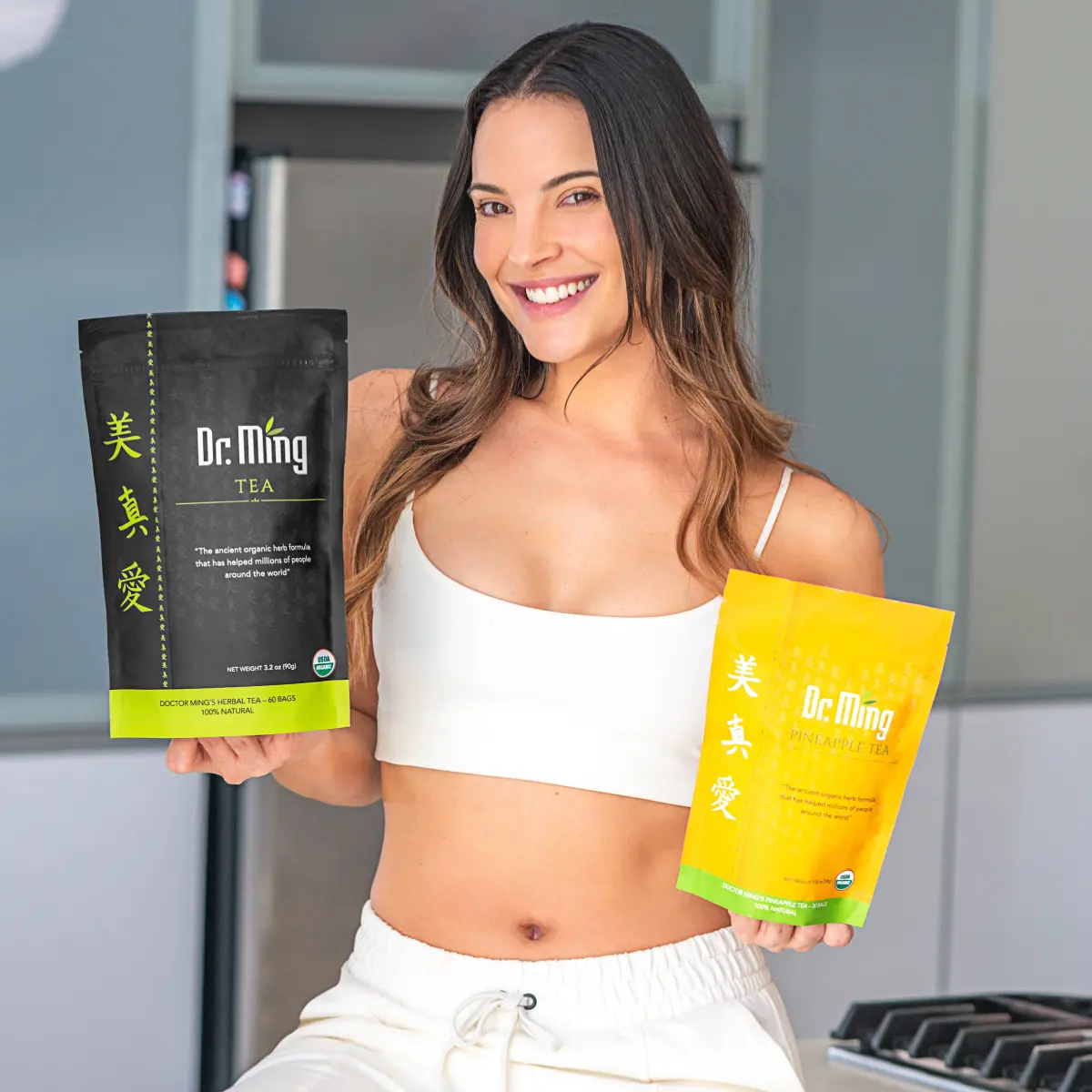 Dr. Ming Tea - Herbal & Pineapple Tea Bags, Digestive Health Support Drink for Holistic Wellness, Refreshing Daytime Beverage