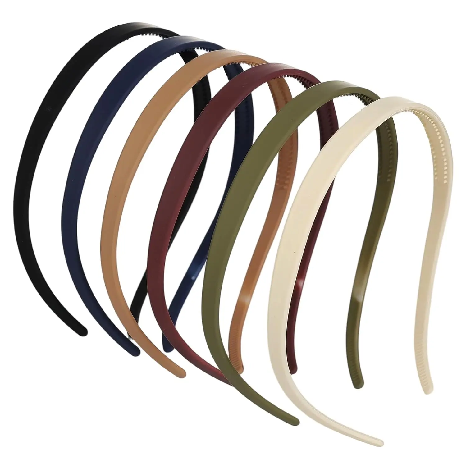 6Pcs No Pressure No Headache Headbands Square Headband Sunglasses Headband for Women Comfortable Headbands for Girls, Womens Non Slip with Teeth JasperKino