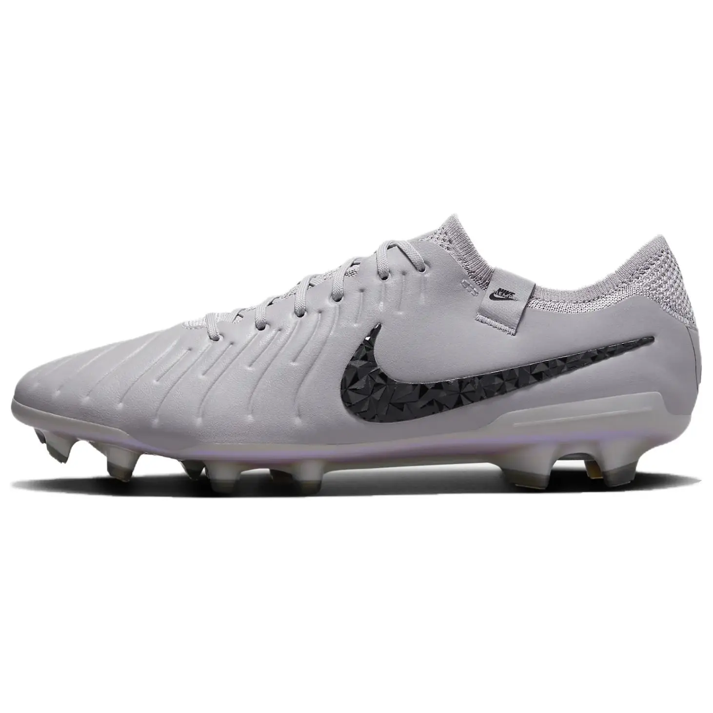 Nike Tiempo Legend 10 Elite AS FG Rising Gem Pack Durable Non-slip Soccer Cleats Unisex Atmosphere Grey Black FQ3250-001