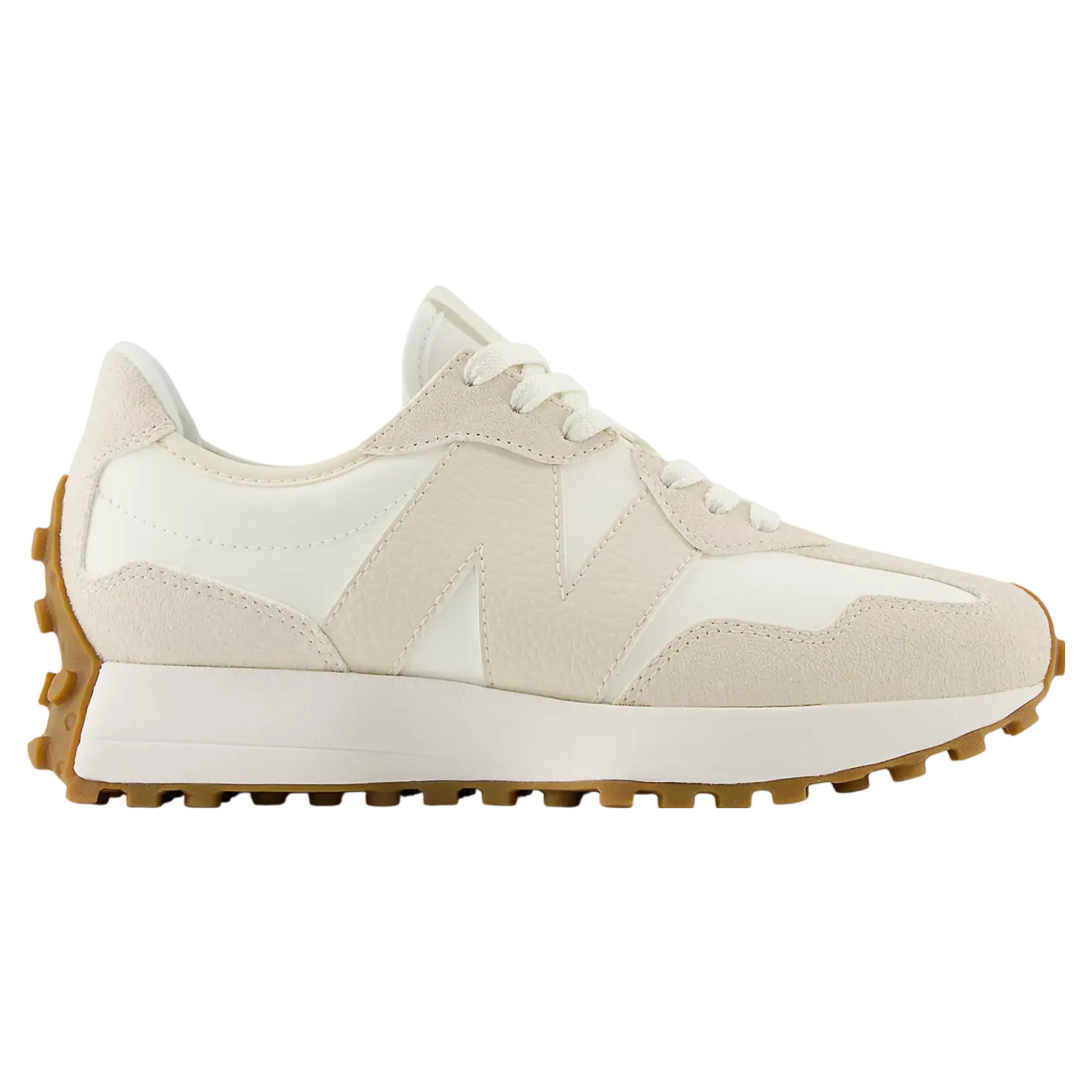 New Balance 327 Women Beige White Gum