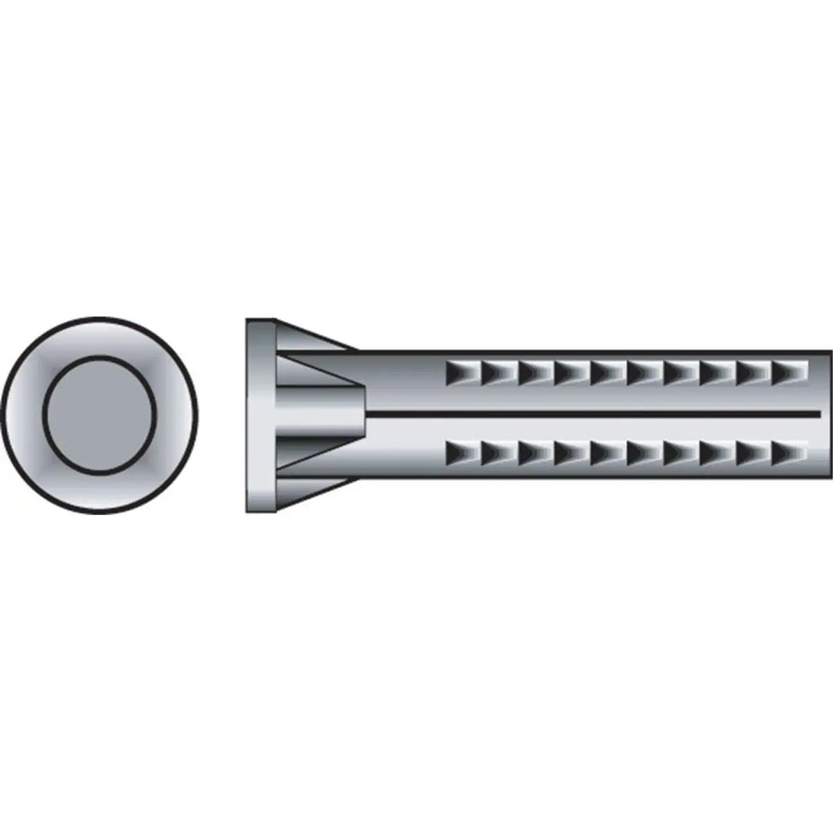 ACEDS  No.6-8 x 1.5 in. Lead Anchor with Wood Screw - Card of 3- pack of 10