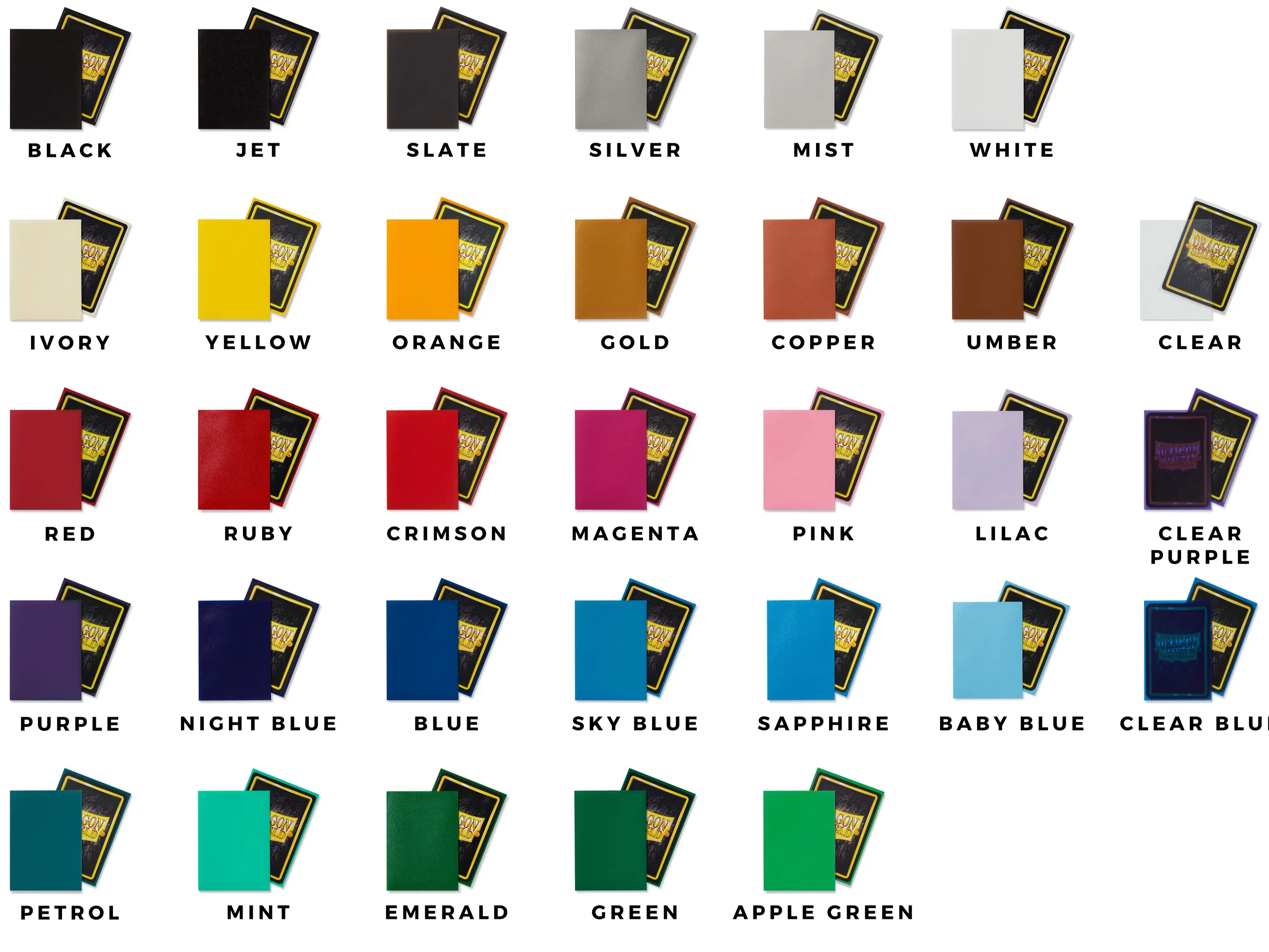 Dragon Shield Sleeves 100-Pack Trading Card Accessories for Card Games