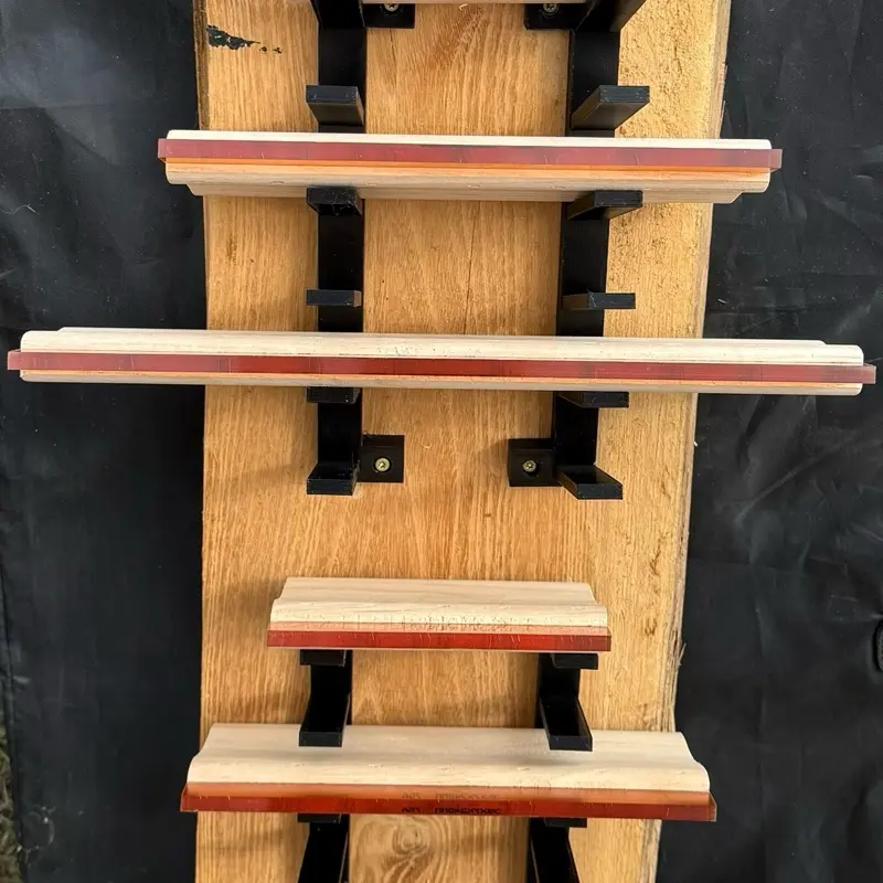 12 Slot Wall Mount Squeegee Rack