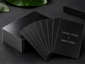 Custom Laser Engraved Metal Business Cards