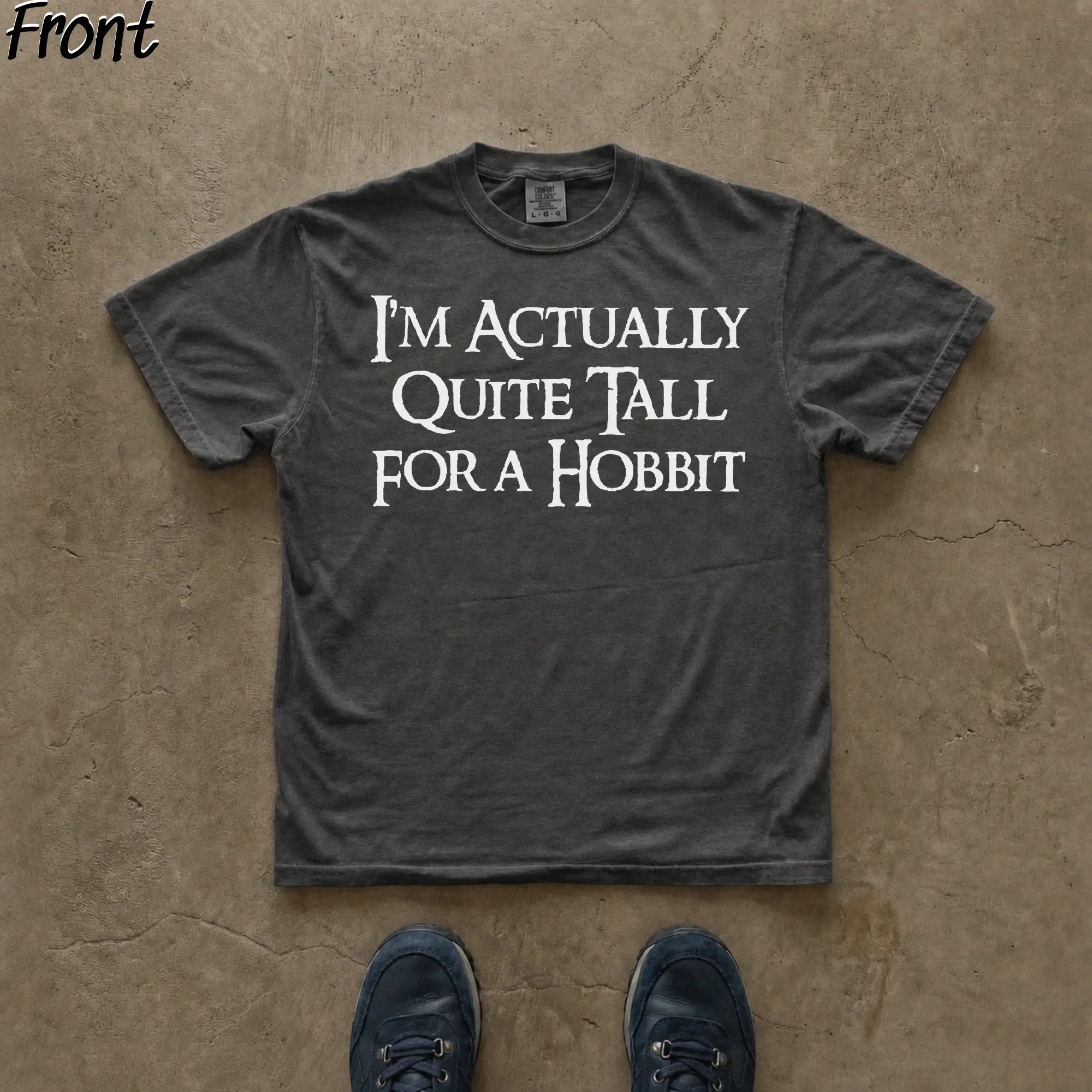 Men's Funny Graphic T-Shirt, Casual Cotton Short Sleeve Top with Lord of the Rings Hobbit Quote, Gifts for Men, Men's Gifts Funny Graphic Casual Cotton Shortsleeve Tees