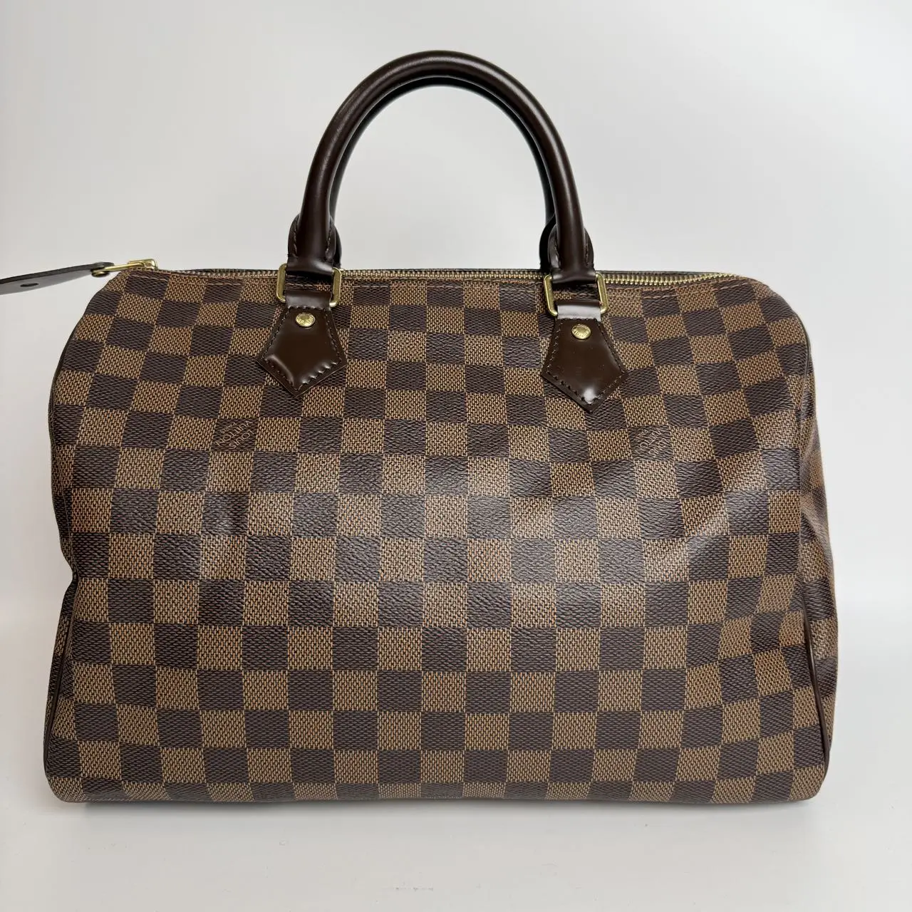 Pre-owned Louis Vuitton canvas Belt Bags Speedy 30 damier handle bag【Senza 2】