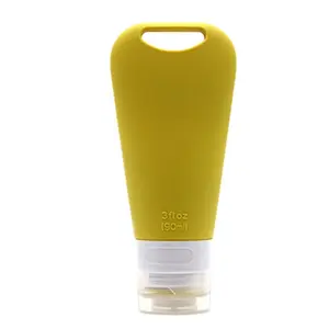 Leak-Proof Silicone Travel Bottle, Squeezable, Refillable Containers, 90 ml