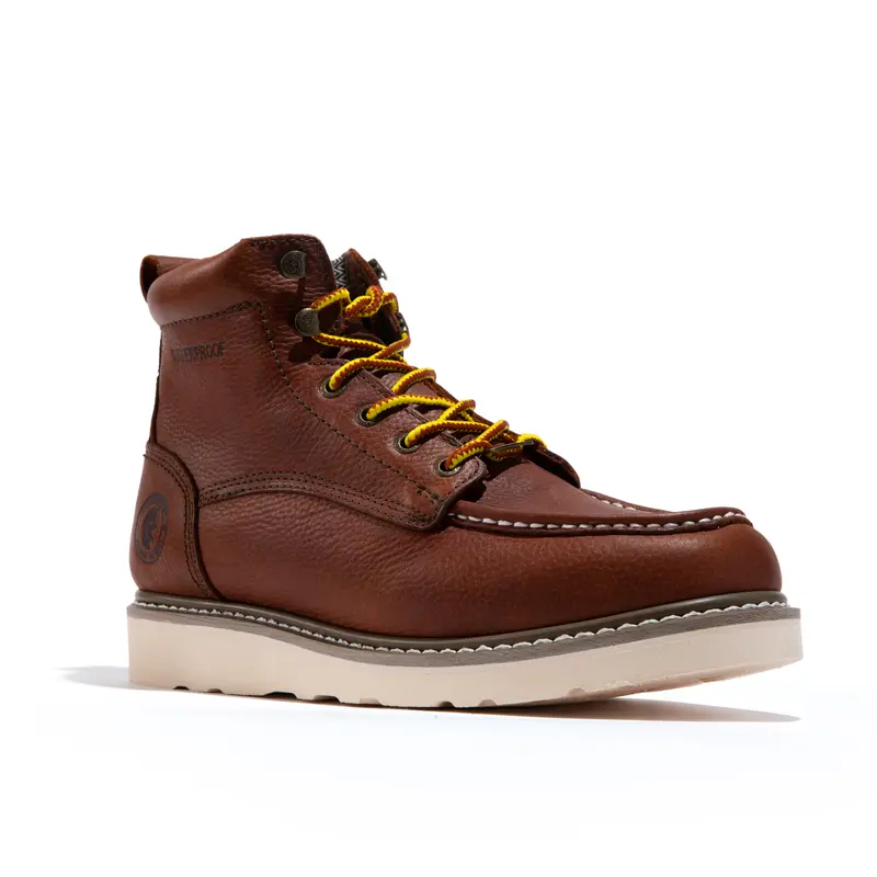 Waterproof Men's shoes Soft toe Footwear Comfort bootS Shoe Walking Shoes Full Grain Tumbled Leather Reliable SAP3602