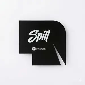 Spill Enhancement Card - Barber Enhancement Card Lineup & Design Airbrush Stencil Durable Dye Card