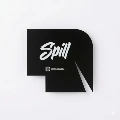 SPILL LLC Barber Spill Enhancement Card - Durable Dye Card for Hairline Lineup, Airbrush Stencil Design
