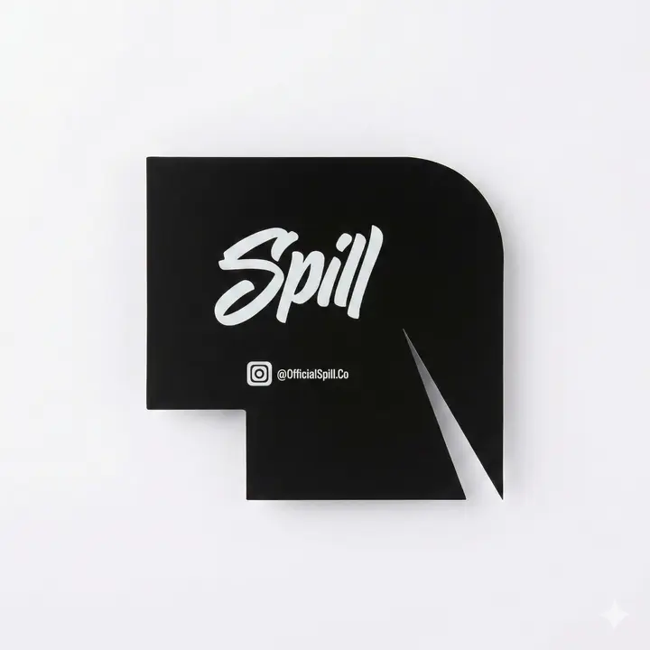 Spill Enhancement Card - Barber Enhancement Card Lineup & Design Airbrush Stencil Durable Dye Card