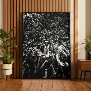LeBron James Poster, Basketball Sports Wall Art, Classic NBA Gift, Minimalist Gym Home Decor, Print For Him