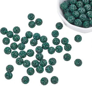 DRIP CLIP NECKLACE- DARK GREEN