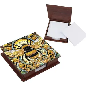 Diamond Painting Kit Note Box Memo Paper Storage Box Sticky Note Holder Diamond Painting Memo Pad For Office Desk
