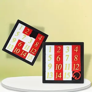 Educational Number Puzzle Toys Set, 2pcs Sliding Block Game, Perfect Gift for Kids, Ideal Holiday Present, Fun Learning Toy