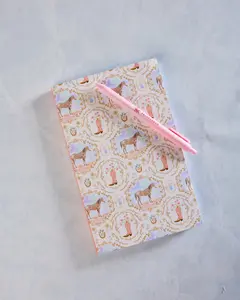 Pastel Combo - Romantic Horse & Boot Notebook - Denik
