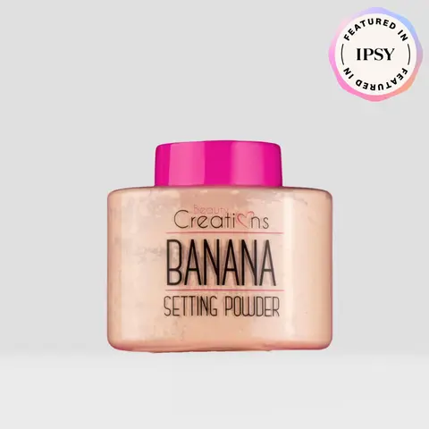 Beauty Creations Banana Pressed Cosmetic Setting Powder - Smooth, Brightening, Longwearing Oil Control Powder for Even Natural Finish Makeup Base